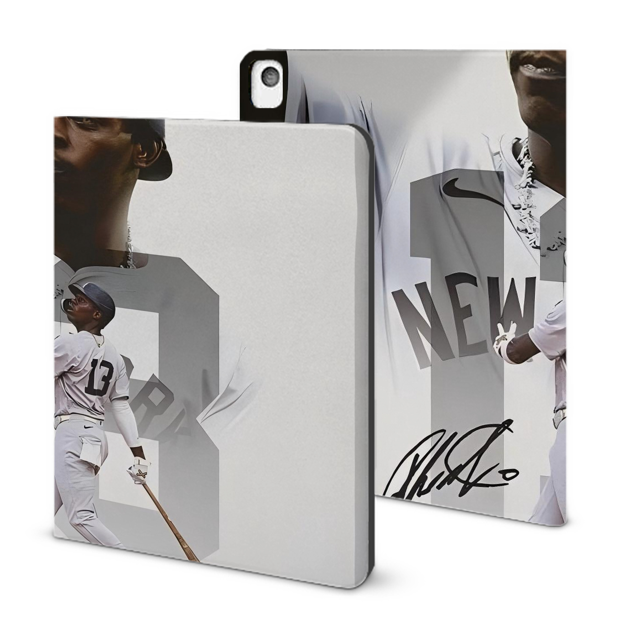 Jazz Chisholm Jr. 50 IPad Book-Style Case With Pencil Slot – Slim PU & TPU Cover – Full Protection, Precise Fit, Water & Scratch Resistant